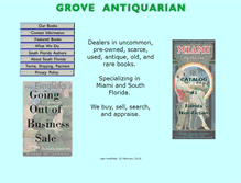 Tablet Screenshot of grovebook.com